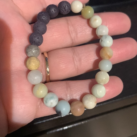 Natural Lava Stone Bracelet - Picture 4 of 4